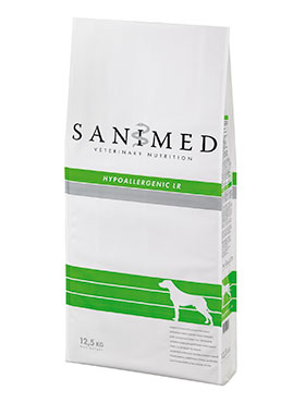 מזון כלבים טיפולי SANIMED היפואלרגני טלה אורז